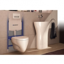 Set instalator Geberit, rama Duofix, rezervor Sigma 12cm cu set fixare si set antifonare, pentru wc suspendat [4]