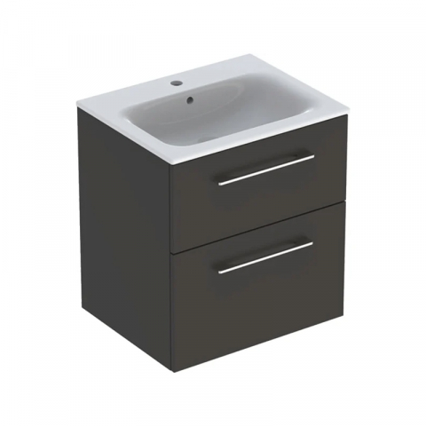 Seturi de mobilier si lavoar - Set mobilier cu lavoar Geberit Selnova Square 60 cm lava