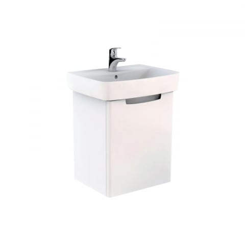 Seturi de mobilier si lavoar - Set mobilier suspendat și lavoar Kolo Geberit Rekord 60 cm alb
