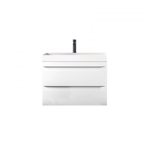 Seturi de mobilier si lavoar - Set mobilier suspendat și lavoar Kolpasan Naomi 60 cm alb