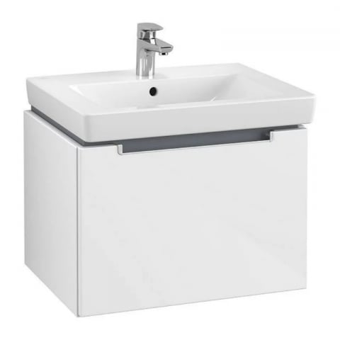 Seturi de mobilier si lavoar - Set mobilier suspendat și lavoar Villeroy & Boch Subway 2.0 60 cm alb
