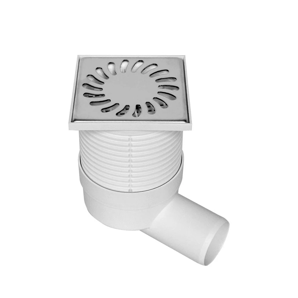Sifon de pardoseala - Sifon de pardoseala MCH cu iesire orizontala DN 50/H reglabil otel inox