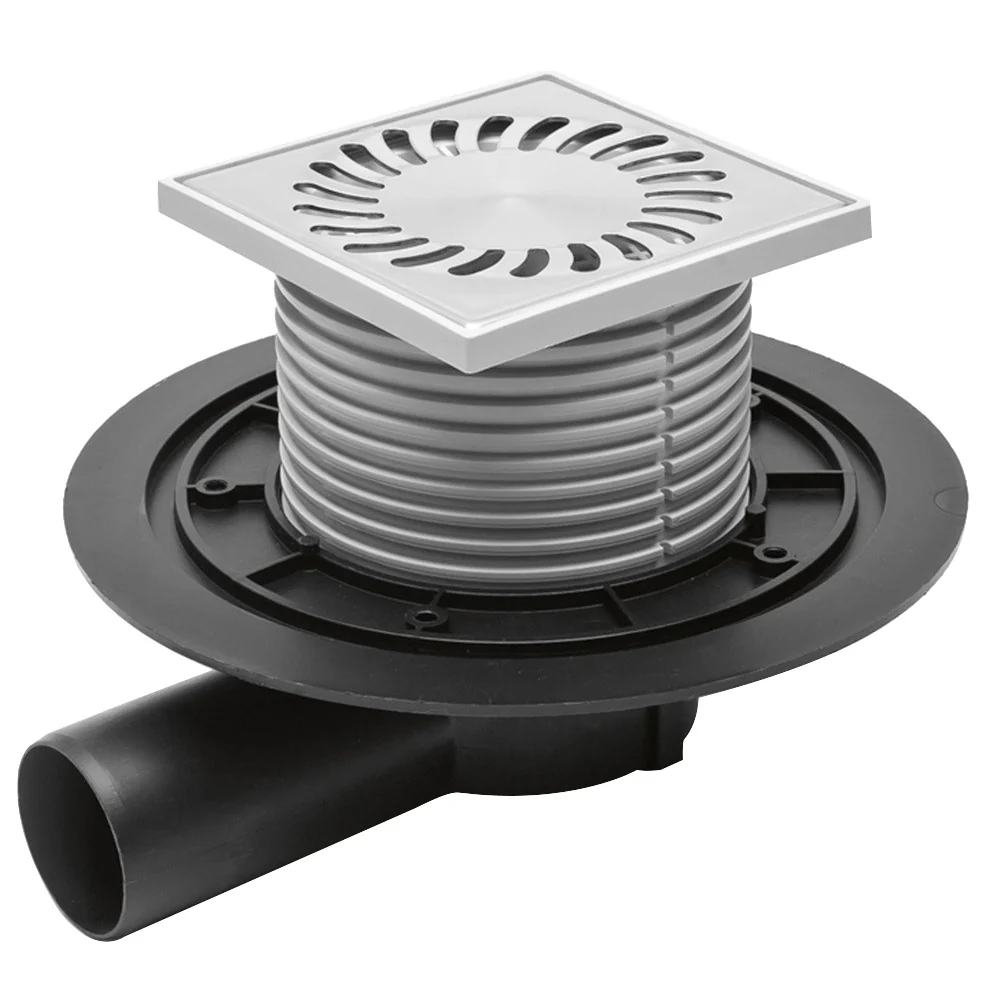 Sifon de pardoseala - Sifon de pardoseala MCH universal cu iesire orizontala DN 50/H reglabil, plastic