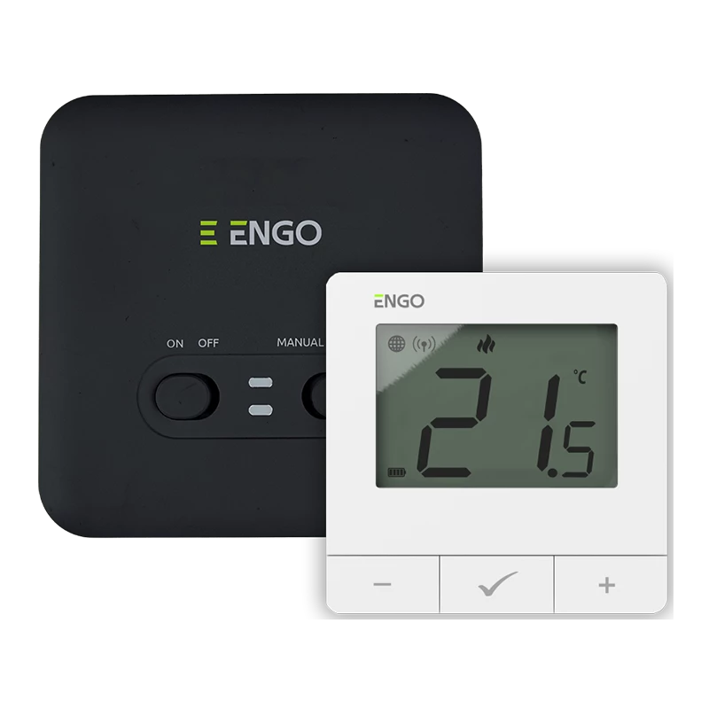 Termostate - Termostat Wi-Fi Fără Fir Alb – Control prin Internet și Aplicația ENGO Smart