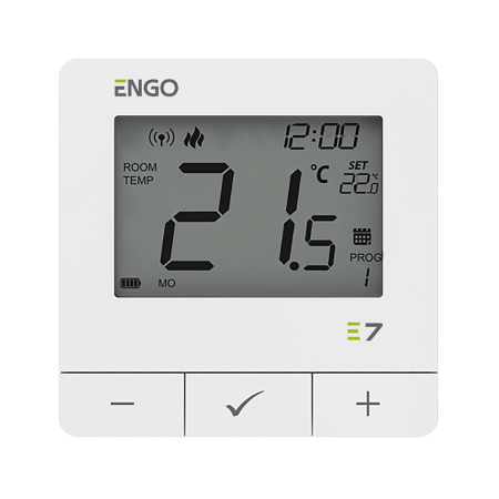 Engo - Termostat de temperatură, fără fir, programabil