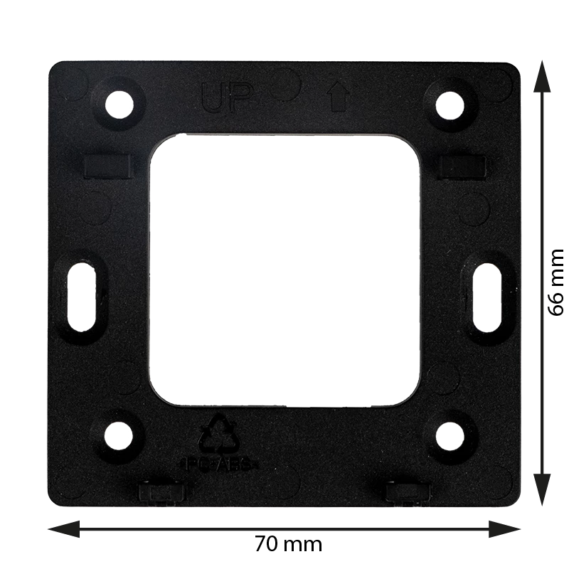 Termostat pe suprafața peretului alimentat de la rețea 230V, negru [2]