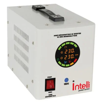 Electrice si iluminat - Ups, sursa neintreruptibila si invertor cu unda sinusoidala pura Intelli 700W