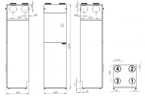 Ventilatie cu recuperare de caldura Nilan Compact S [1]