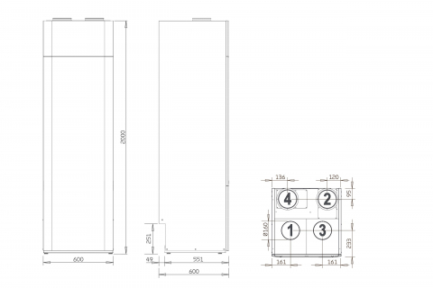 Ventilatie cu recuperare de caldura Nilan VP 18 M2 [2]