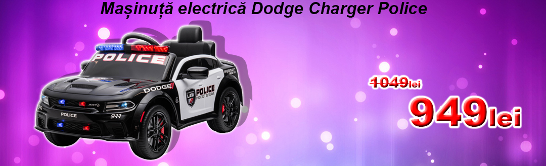 Dodge Charger politie negru