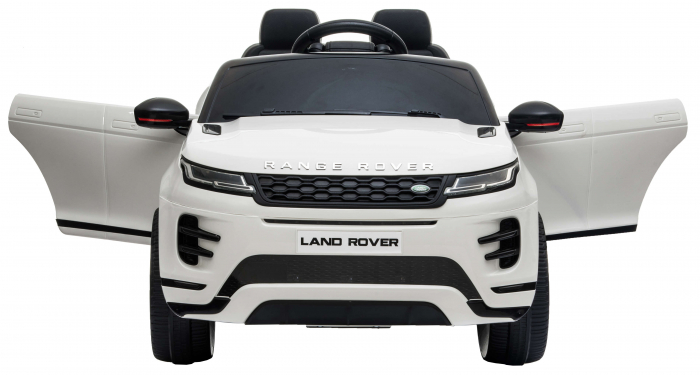 Masinuta electrica 4x4 Premier Range Rover Evoque, 12V, roti cauciuc EVA, scaun piele ecologica, alb [11]