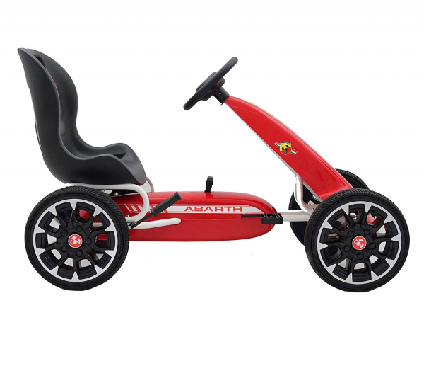 Kart Abarth rosu cu pedale pentru copii [2]