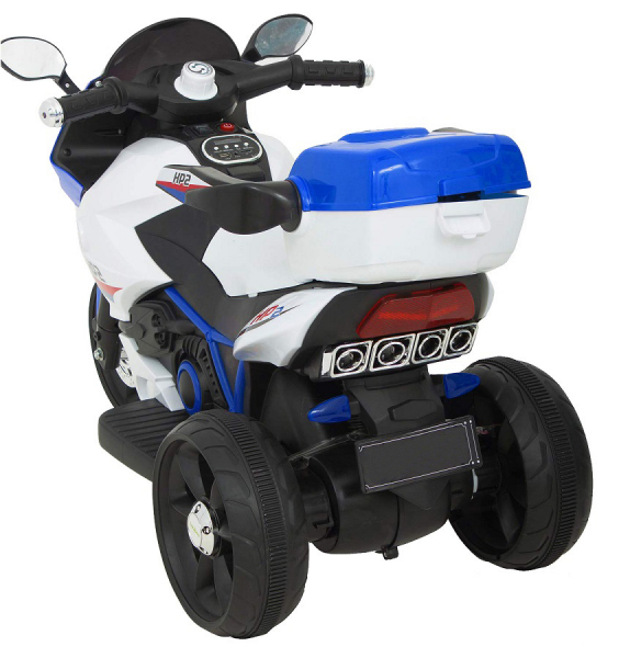 Motocicleta electrica cu 3 roti Premier HP2, 6V, 2 motoare, MP3, albastru [6]