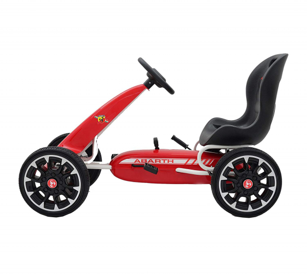 Kart Abarth rosu cu pedale pentru copii [3]