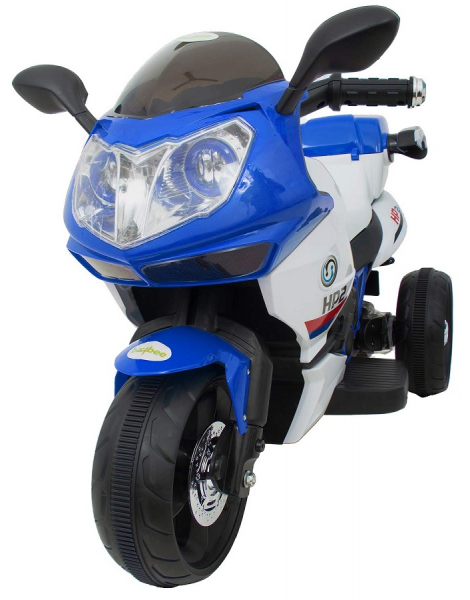 Motocicleta electrica cu 3 roti Premier HP2, 6V, 2 motoare, MP3, albastru [4]