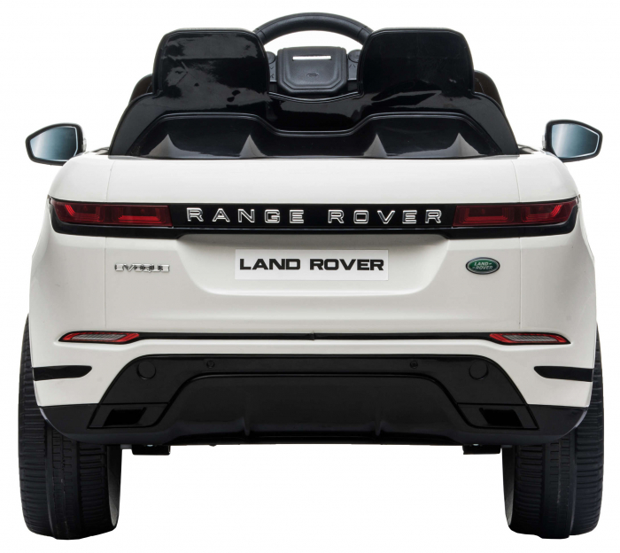 Masinuta electrica 4x4 Premier Range Rover Evoque, 12V, roti cauciuc EVA, scaun piele ecologica, alb [8]