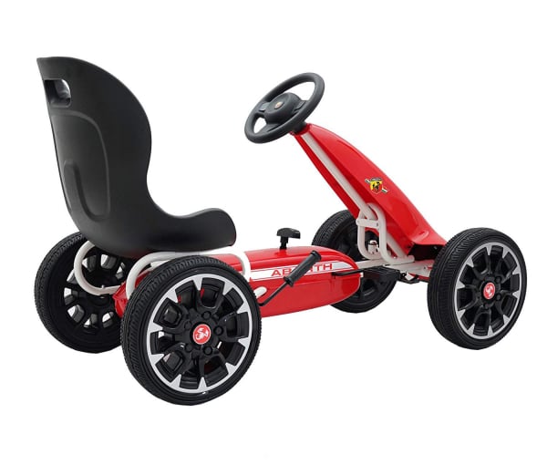 Kart Abarth rosu cu pedale pentru copii [6]