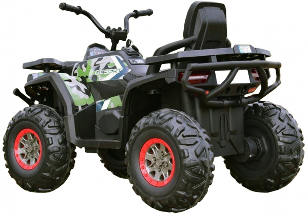 ATV electric 4x4 Premier Desert, 12V, roti cauciuc EVA, MP3, camuflaj [5]