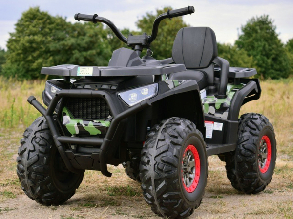 ATV electric 4x4 Premier Desert, 12V, roti cauciuc EVA, MP3, camuflaj [8]