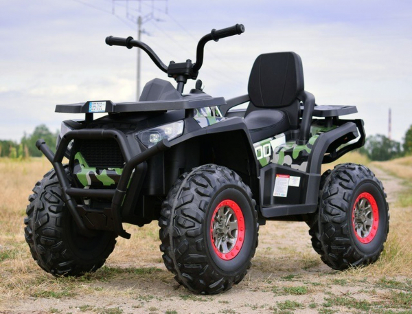 ATV electric 4x4 Premier Desert, 12V, roti cauciuc EVA, MP3, camuflaj [9]