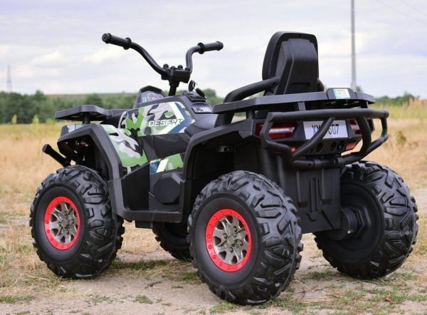 ATV electric 4x4 Premier Desert, 12V, roti cauciuc EVA, MP3, camuflaj [11]
