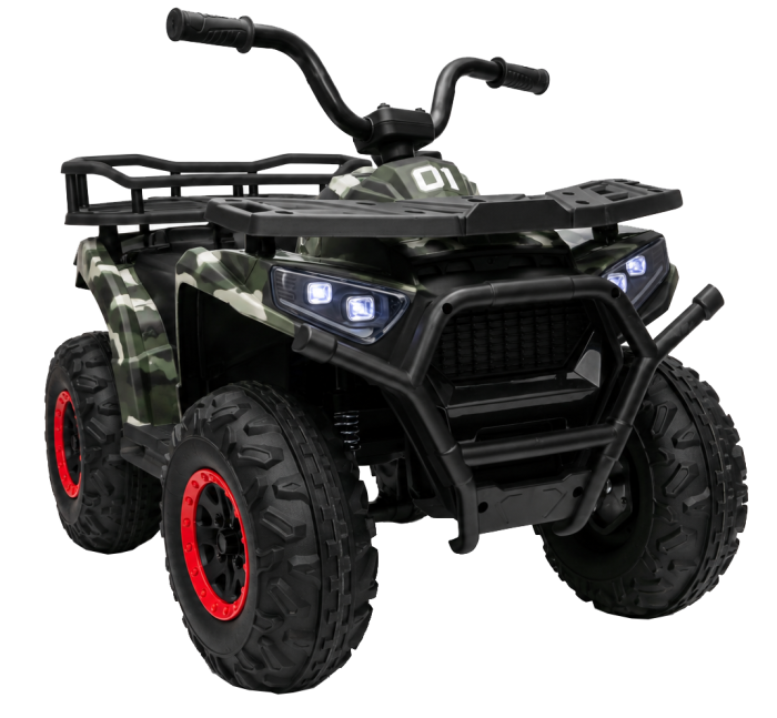 ATV electric 4x4 Premier Mini Desert, 12V, roti cauciuc EVA, scaun piele ecologica, 88x55x57.5 cm, camuflaj [21]