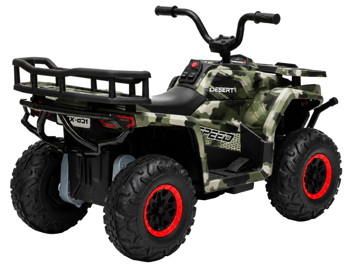 ATV electric 4x4 Premier Mini Desert, 12V, roti cauciuc EVA, scaun piele ecologica, 88x55x57.5 cm, camuflaj [10]