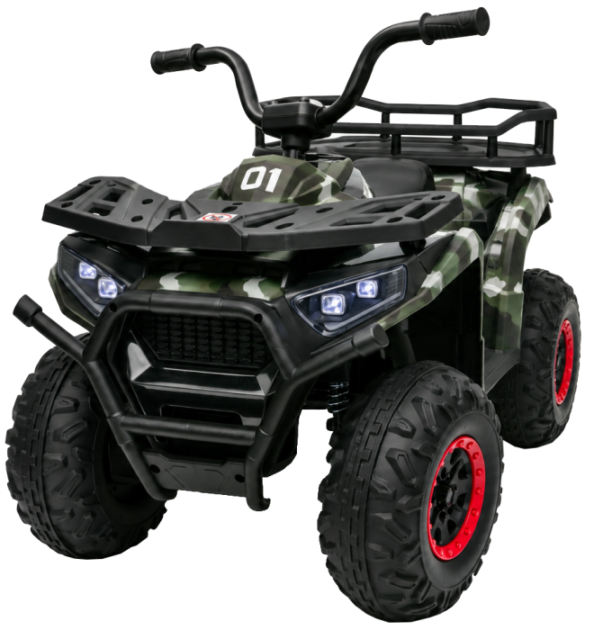 ATV electric 4x4 Premier Mini Desert, 12V, roti cauciuc EVA, scaun piele ecologica, 88x55x57.5 cm, camuflaj [19]