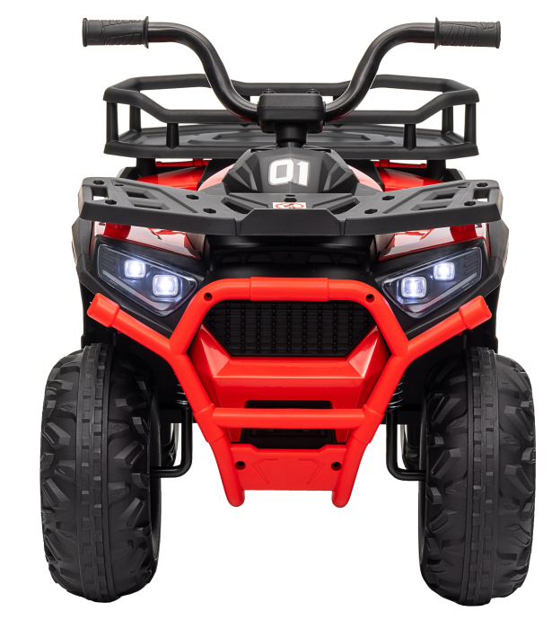 ATV electric 4x4 Premier Mini Desert, 12V, roti cauciuc EVA, scaun piele ecologica, 88x55x57.5 cm, rosu [2]