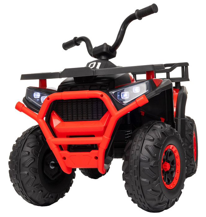 ATV electric 4x4 Premier Mini Desert, 12V, roti cauciuc EVA, scaun piele ecologica, 88x55x57.5 cm, rosu [17]