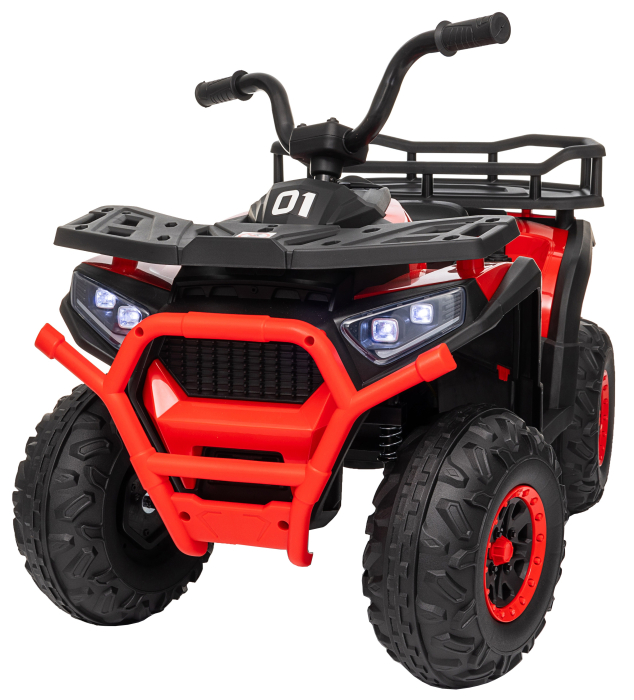 ATV electric 4x4 Premier Mini Desert, 12V, roti cauciuc EVA, scaun piele ecologica, 88x55x57.5 cm, rosu [16]
