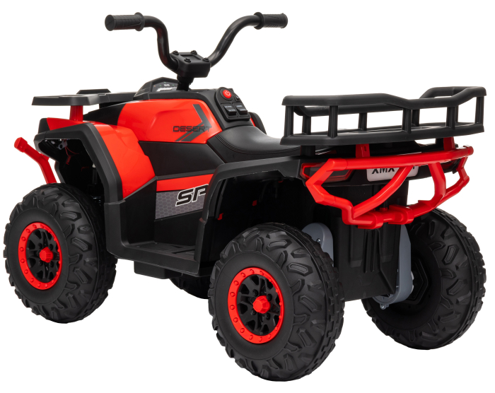 ATV electric 4x4 Premier Mini Desert, 12V, roti cauciuc EVA, scaun piele ecologica, 88x55x57.5 cm, rosu [6]