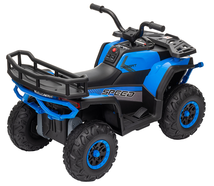 ATV electric 4x4 Premier Mini Desert, 12V, roti cauciuc EVA, scaun piele ecologica, 88x55x57.5 cm, albastru [16]