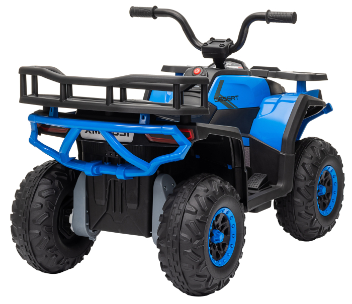 ATV electric 4x4 Premier Mini Desert, 12V, roti cauciuc EVA, scaun piele ecologica, 88x55x57.5 cm, albastru [9]