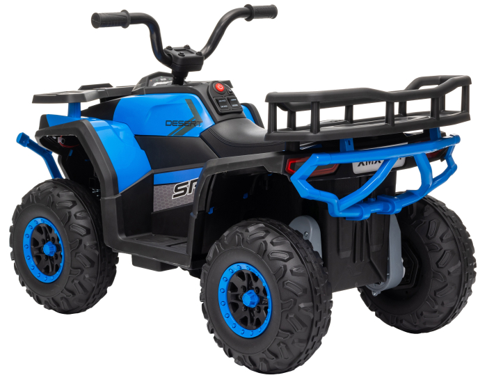ATV electric 4x4 Premier Mini Desert, 12V, roti cauciuc EVA, scaun piele ecologica, 88x55x57.5 cm, albastru [6]