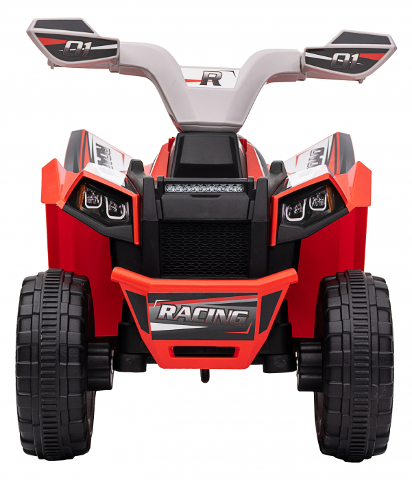 ATV electric cu remorca Premier Beach, 6V, rosu [3]