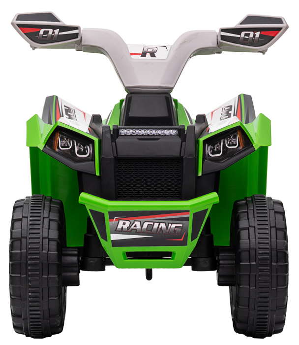 ATV electric cu remorca Premier Beach, 6V, verde [3]
