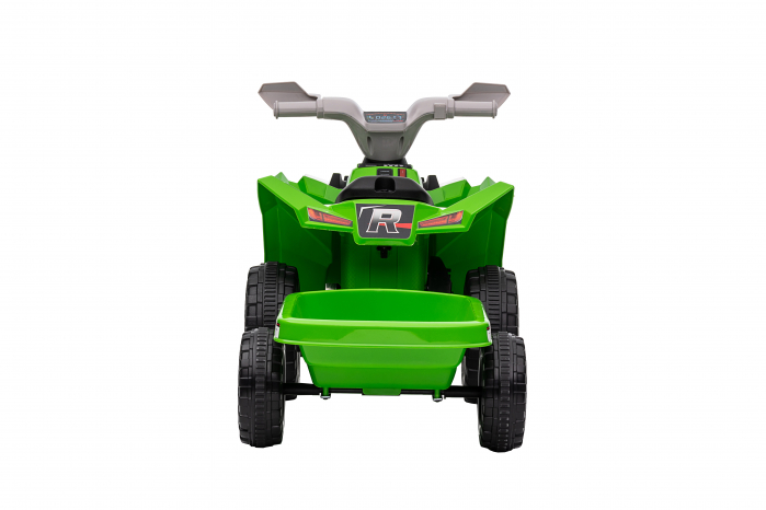 ATV electric cu remorca Premier Beach, 6V, verde [6]