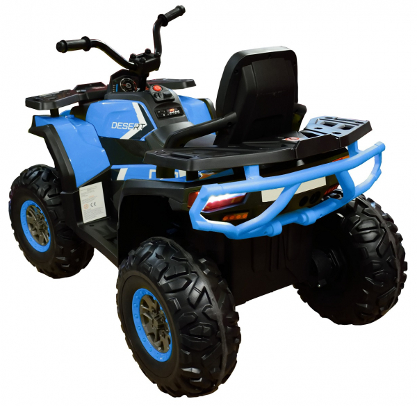 ATV electric 4x4 Premier Desert, 12V, roti cauciuc EVA, MP3, albastru [5]