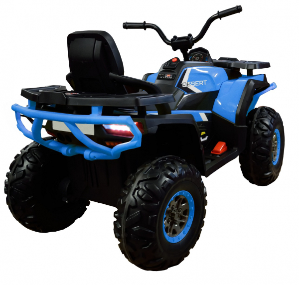 ATV electric 4x4 Premier Desert, 12V, roti cauciuc EVA, MP3, albastru [7]