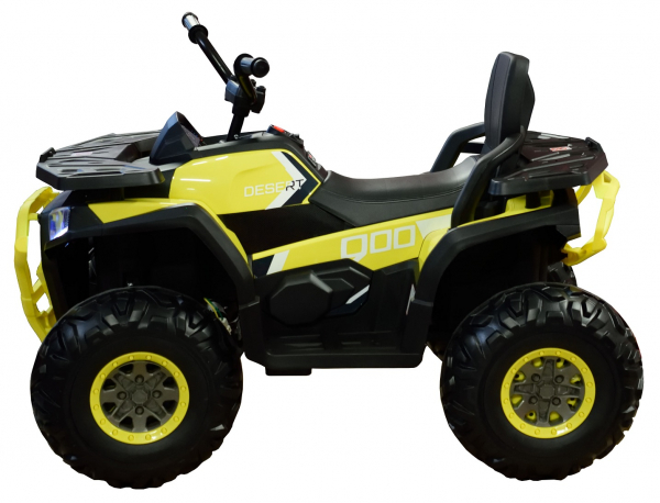 ATV electric 4x4 Premier Desert, 12V, roti cauciuc EVA, MP3, galben [3]