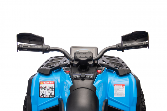 ATV electric Premier 4x4 Can-Am Outlander, 2 copii, 24V, roti cauciuc EVA, albastru [31]