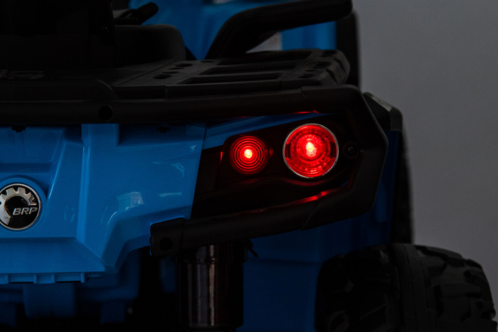 ATV electric Premier 4x4 Can-Am Outlander, 2 copii, 24V, roti cauciuc EVA, albastru [4]