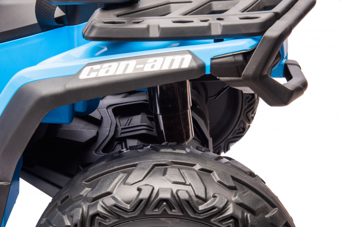 ATV electric Premier 4x4 Can-Am Outlander, 2 copii, 24V, roti cauciuc EVA, albastru [24]
