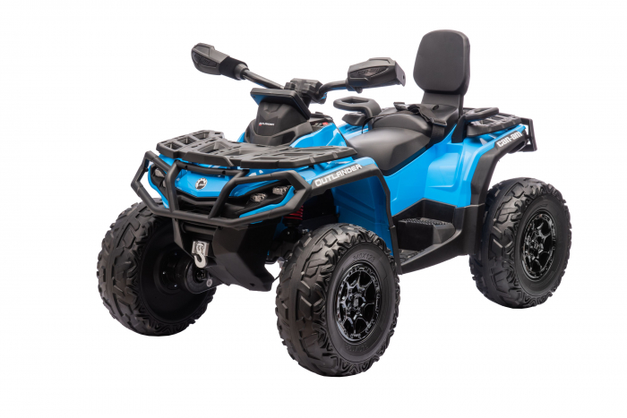 ATV electric Premier 4x4 Can-Am Outlander, 2 copii, 24V, roti cauciuc EVA, albastru [19]