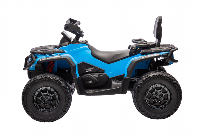 ATV electric Premier 4x4 Can-Am Outlander, 2 copii, 24V, roti cauciuc EVA, albastru [9]