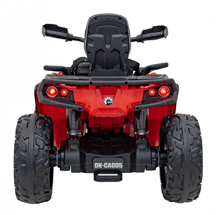 ATV electric Premier 4x4 Can-Am Outlander, 2 copii, 24V, roti cauciuc EVA, rosu [6]