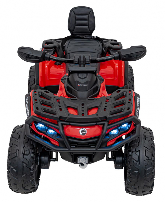 ATV electric Premier 4x4 Can-Am Outlander, 2 copii, 24V, roti cauciuc EVA, rosu [20]