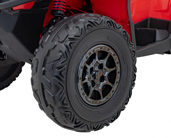 ATV electric Premier 4x4 Can-Am Outlander, 2 copii, 24V, roti cauciuc EVA, rosu [14]