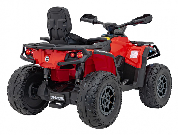 ATV electric Premier 4x4 Can-Am Outlander, 2 copii, 24V, roti cauciuc EVA, rosu [7]